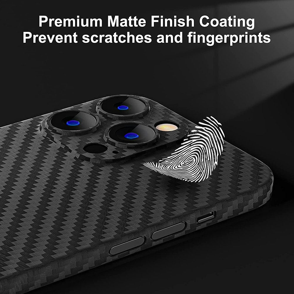 Skanto | 0.3mm ultradünne, texturierte, matte Hartschale für iPhone