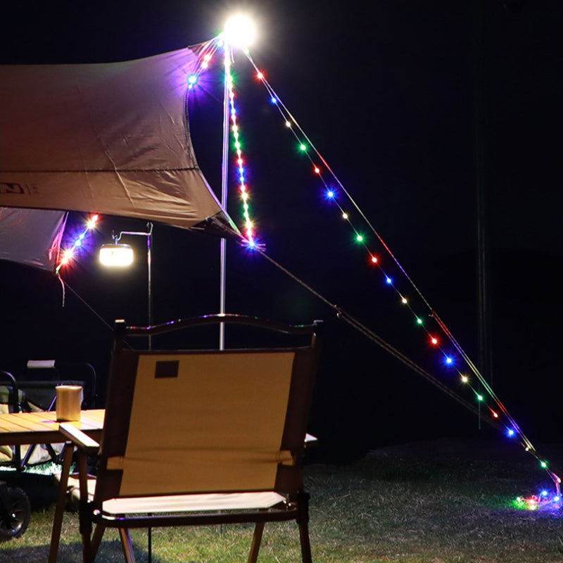 Skanto | Wasserdichte, tragbare, faltbare Lichterkette für den Außenbereich