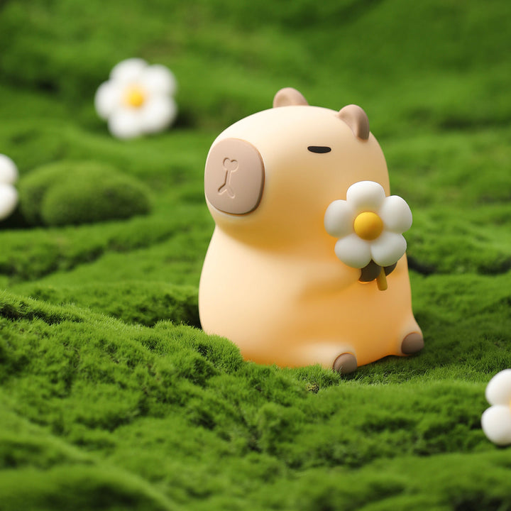 Garduru2024 Capybara Silikon-Nachtlicht | Weich & Kinderfreundlich | Perfektes Geschenk für Jungen und Mädchen