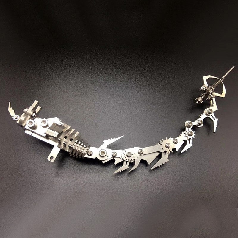 Skanto | 3D Skorpion Edelstahl DIY Metallbausteine, für Spaß, Geschenk & Display