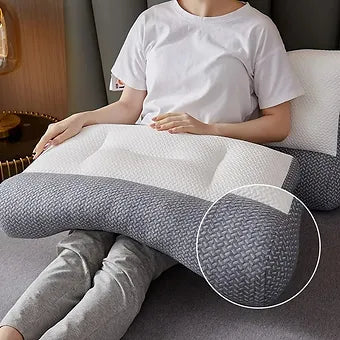 Skanto Kissen | Die Lösung für einen erholsamen Schlaf ohne Nackenschmerzen – Orthopädisches Schlafkissen