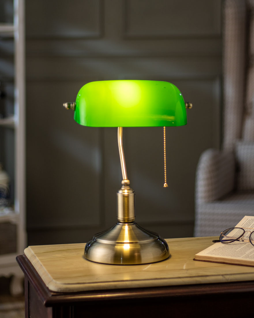Skanto | Klassische Bankerlampe