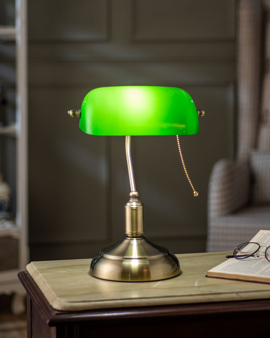 Skanto | Klassische Bankerlampe