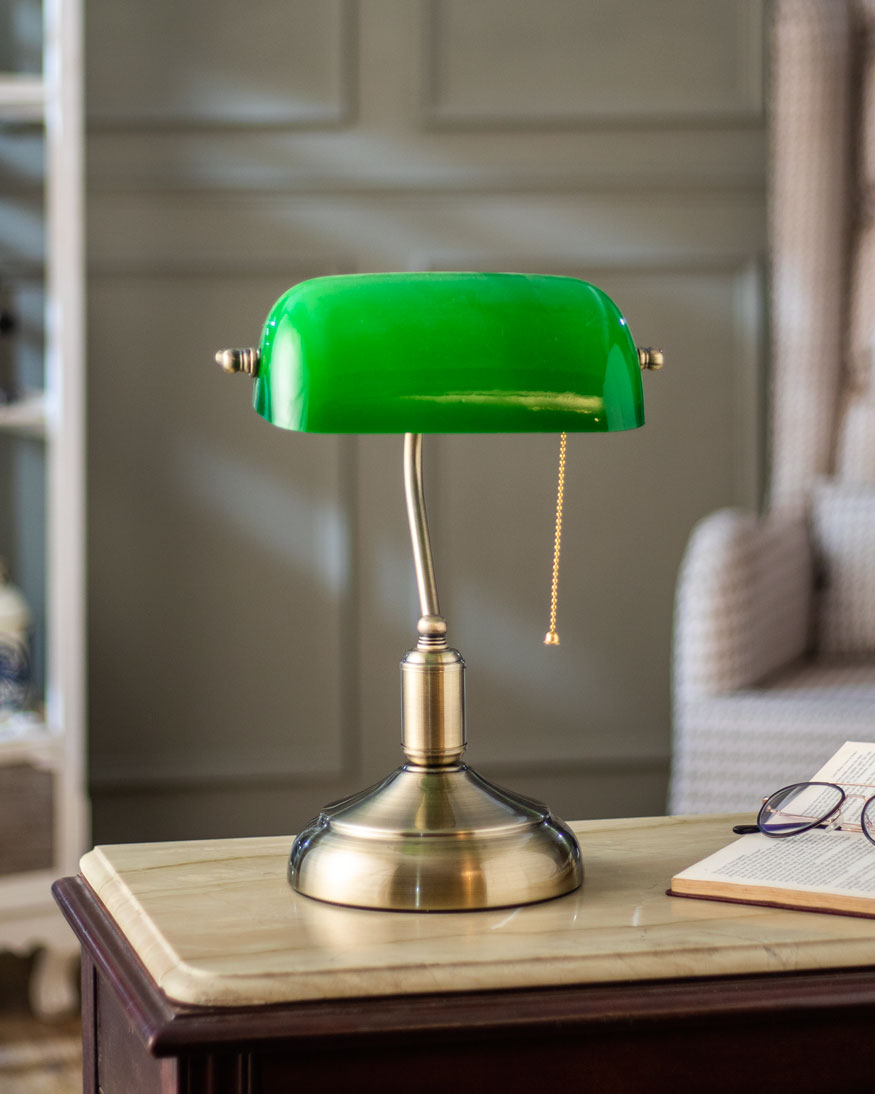 Skanto | Klassische Bankerlampe
