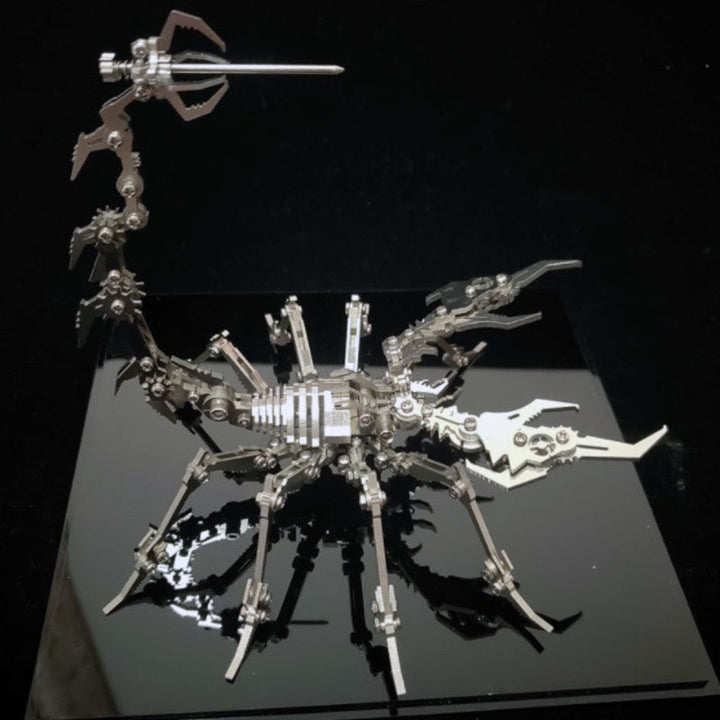 Skanto | 3D Skorpion Edelstahl DIY Metallbausteine, für Spaß, Geschenk & Display