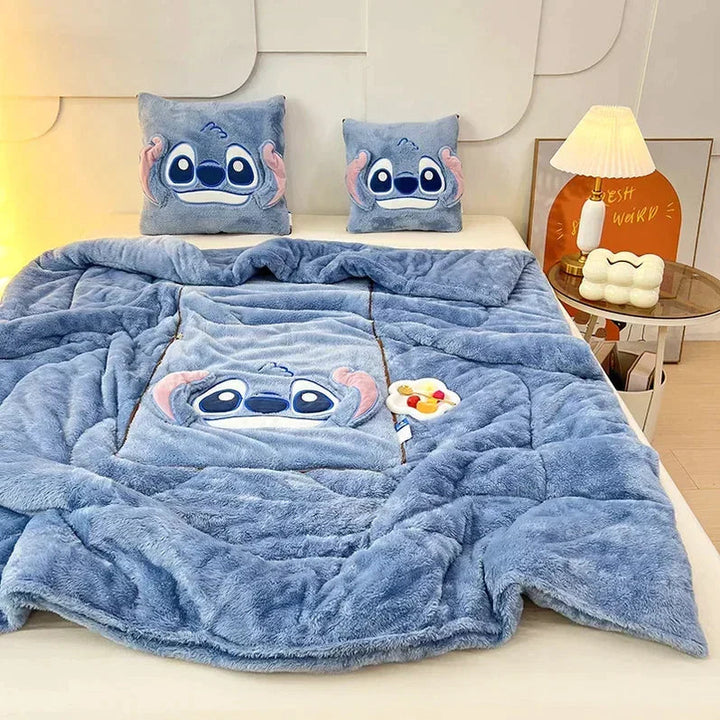 Skanto | Umwandelbare CozyNest Decken-Kissen-Kombination für Gemütlichkeit zu Hause