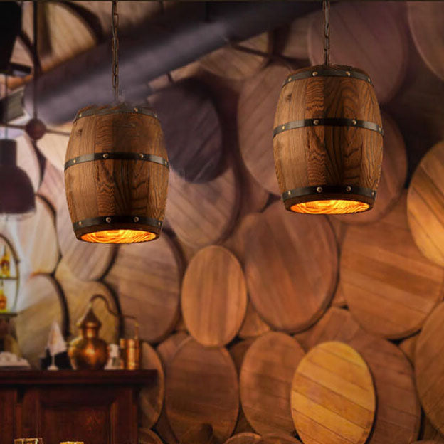 Skanto | BarrelGlow Vintage Pendelleuchte | Trevinfat Design | 1-flammig | Rustikale Beleuchtung