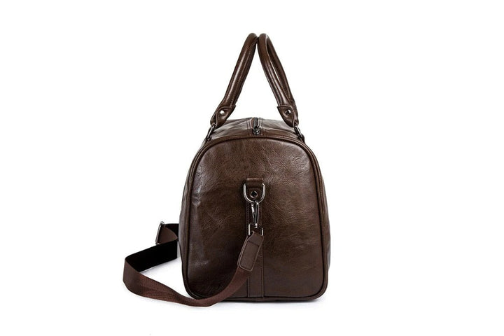 Skanto | Leise Reisetasche aus Leder für Herren – Perfekt für lange und kurze Reisen