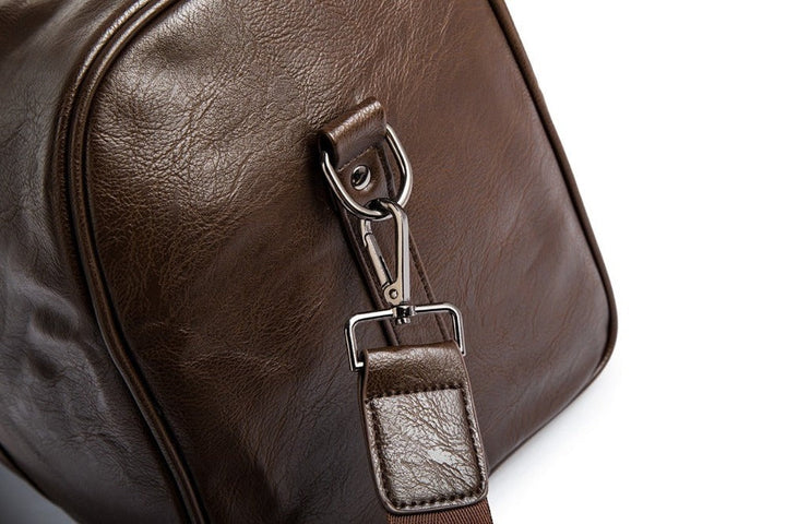Skanto | Leise Reisetasche aus Leder für Herren – Perfekt für lange und kurze Reisen