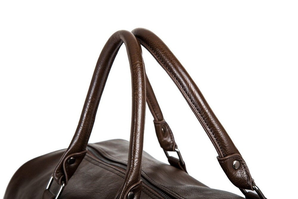 Skanto | Leise Reisetasche aus Leder für Herren – Perfekt für lange und kurze Reisen