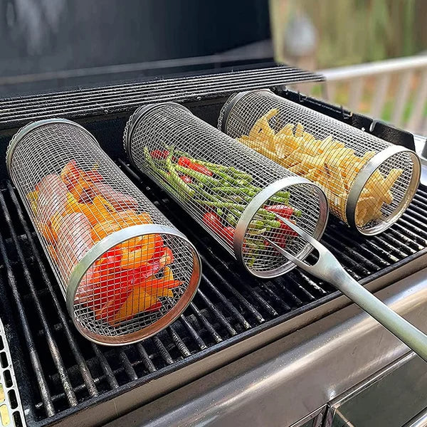 Skanto Skanto | Grill Spin – Rollender Grillkorb (1+1 Gratis)