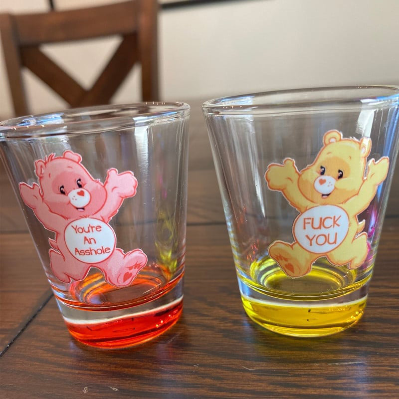 Skanto | Skanto Swear Bears Schnapsglas, 6er-Set