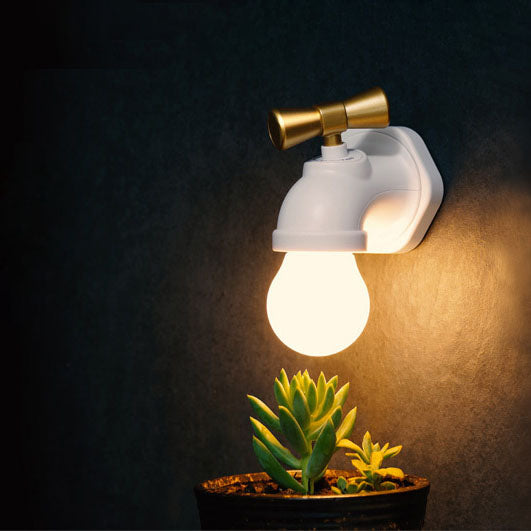 Skanto | Moderne kreative Wasserhahn ABS PC USB LED Nachtlicht Wandlampe