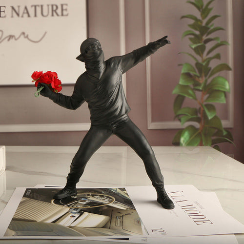 Skanto | Banksy Blumenrebell Ornament