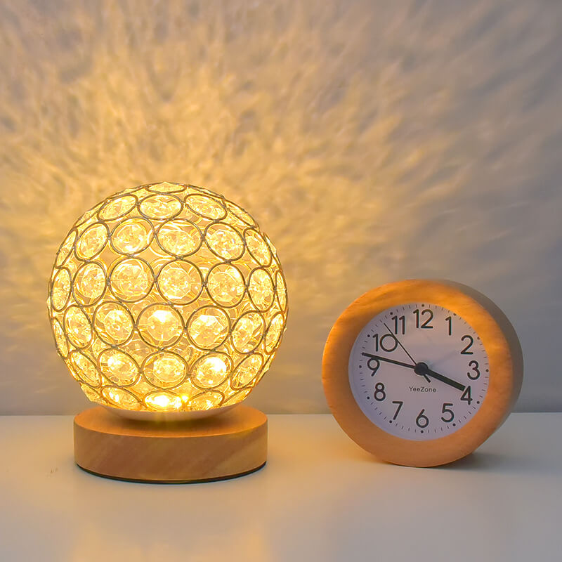 Skanto | Moderne minimalistische runde USB-wiederaufladbare LED-Nachtlicht-Tischlampe