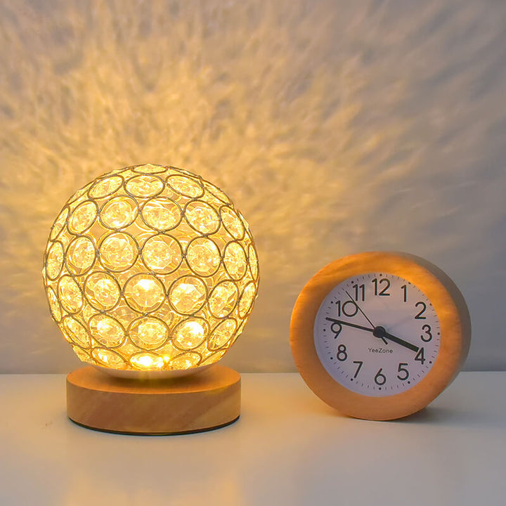 Skanto | Moderne minimalistische runde USB-wiederaufladbare LED-Nachtlicht-Tischlampe