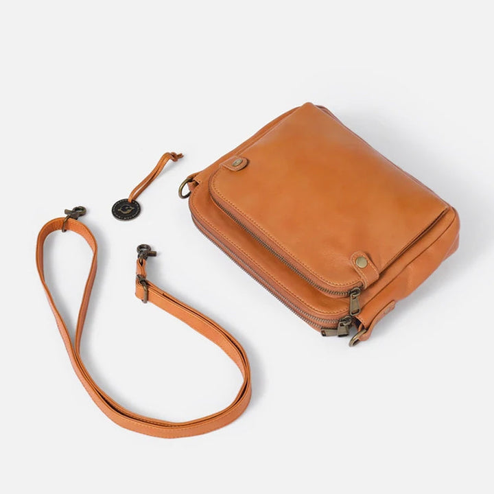 Skanto | Dreilagige Leder-Umhängetasche und Clutch