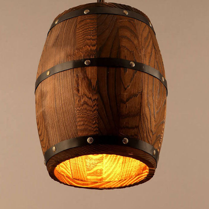 Skanto | BarrelGlow Vintage Pendelleuchte | Trevinfat Design | 1-flammig | Rustikale Beleuchtung
