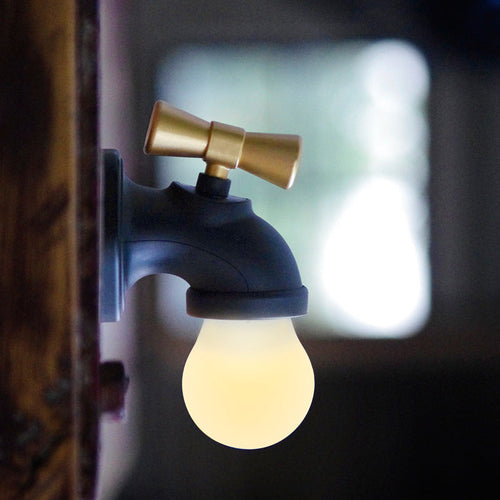 Skanto | Moderne kreative Wasserhahn ABS PC USB LED Nachtlicht Wandlampe