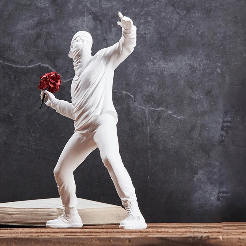 Skanto | Banksy Blumenrebell Ornament