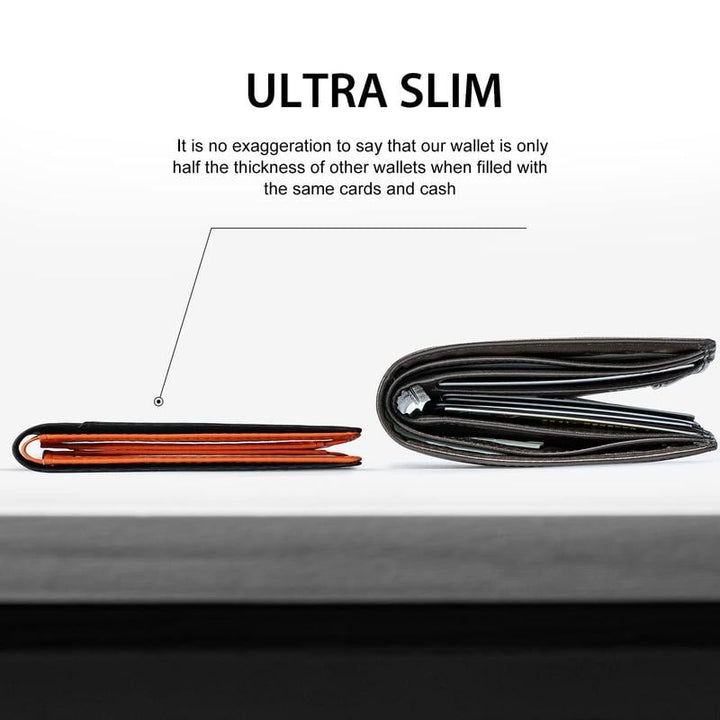 Skanto | Herren Slim Wallet mit RFID-Schutz