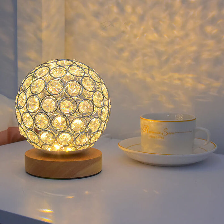 Skanto | Moderne minimalistische runde USB-wiederaufladbare LED-Nachtlicht-Tischlampe