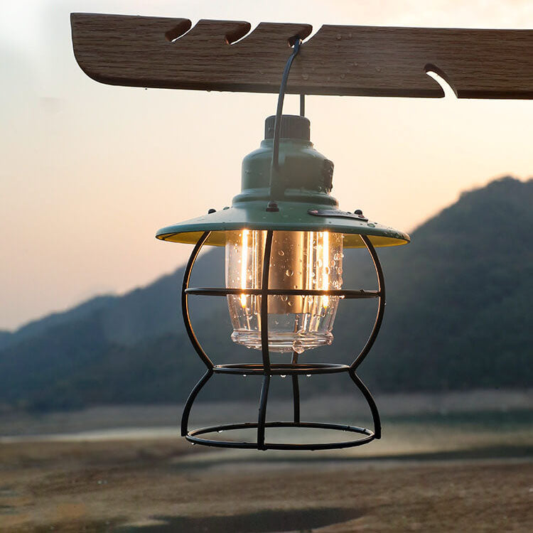 Skanto | Vintage Outdoor Camping Laterne Wiederaufladbare Tragbare Campinglampe