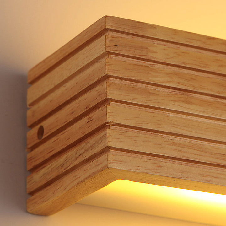 Skanto | Moderne LED-Wandleuchte aus Holz