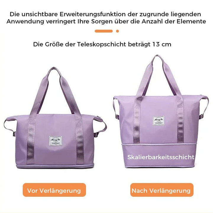 Skanto | Doppellagige Reisetasche mit großem Fassungsvermögen und Nassfach