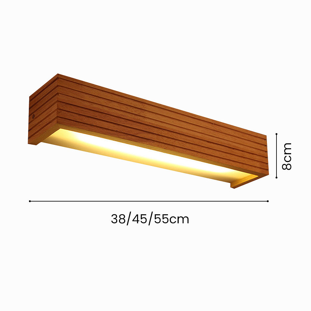 Skanto | Moderne LED-Wandleuchte aus Holz