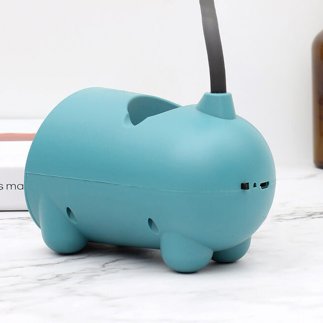 Skanto | BunnyGlow Kreative LED-Touch-Lampe mit Stifthalter | USB-Ladefunktion | Schreibtischlampe | Kinderzimmer-Deko