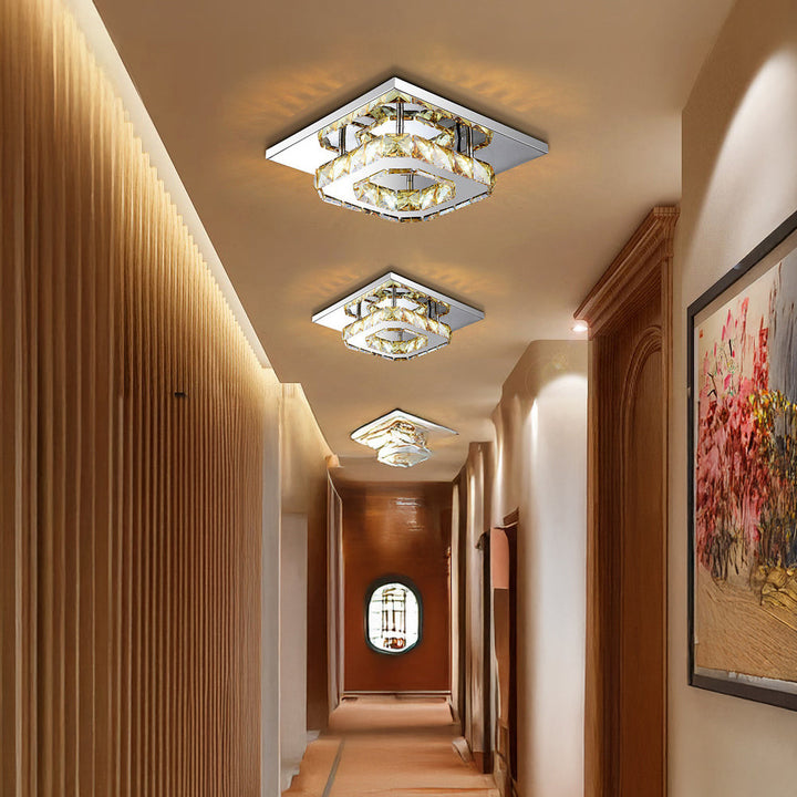 Skanto | Moderne Kristall-LED-Deckenleuchte für die Deckenmontage
