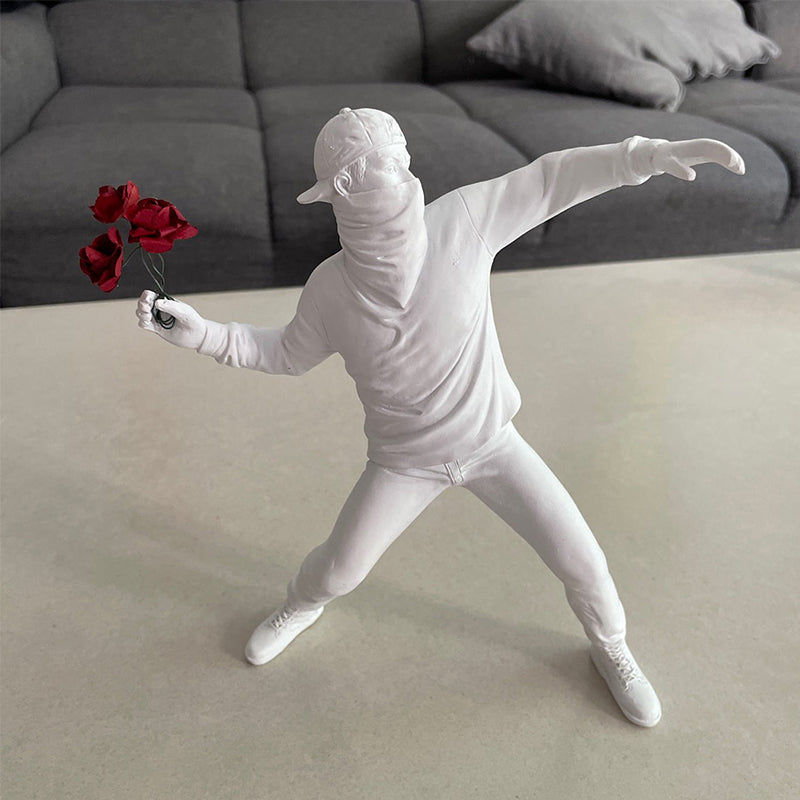 Skanto | Banksy Blumenrebell Ornament