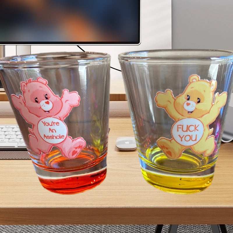Skanto | Skanto Swear Bears Schnapsglas, 6er-Set