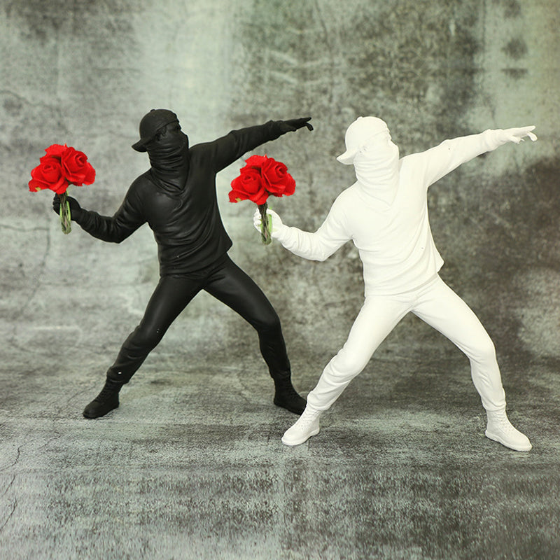 Skanto | Banksy Blumenrebell Ornament