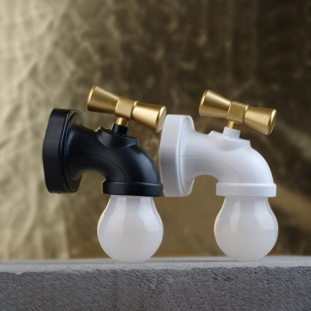Skanto | Moderne kreative Wasserhahn ABS PC USB LED Nachtlicht Wandlampe