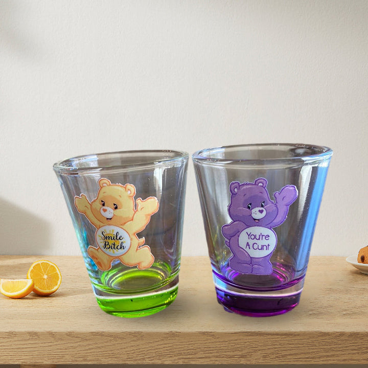 Skanto | Skanto Swear Bears Schnapsglas, 6er-Set