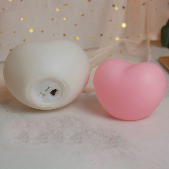 Skanto | LuvSphere Silikon-LED-Nachtlicht | Herzförmiges Design | Tischlampe | Warmes Umgebungslicht | Dekorativ