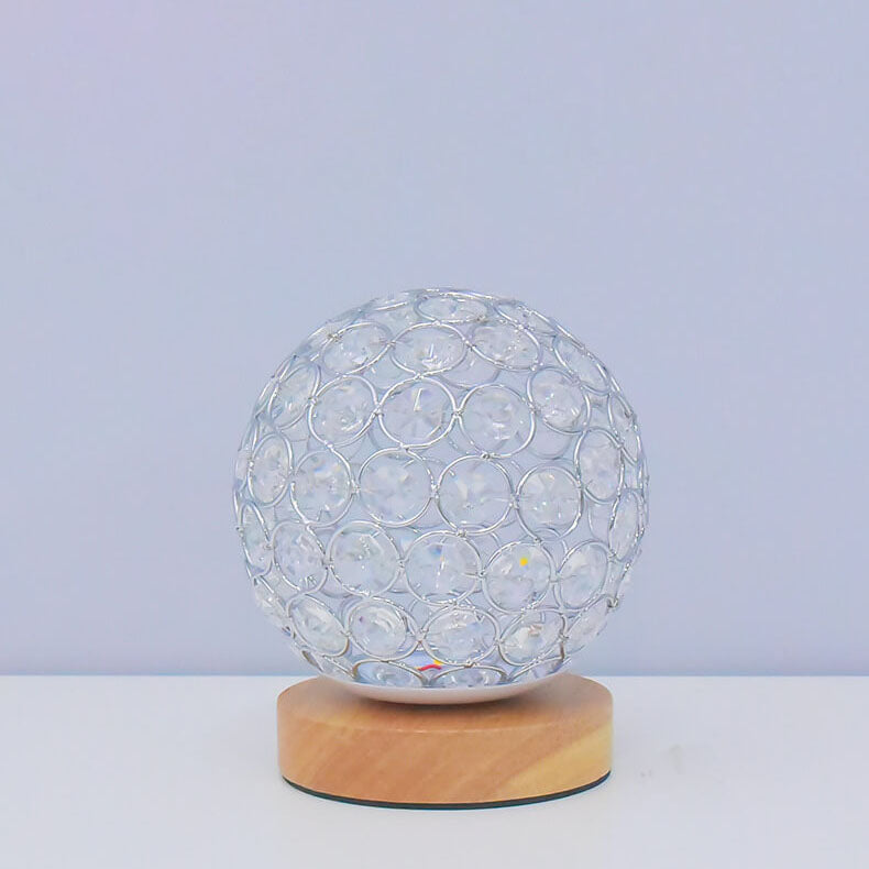Skanto | Moderne minimalistische runde USB-wiederaufladbare LED-Nachtlicht-Tischlampe