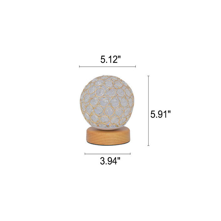 Skanto | Moderne minimalistische runde USB-wiederaufladbare LED-Nachtlicht-Tischlampe