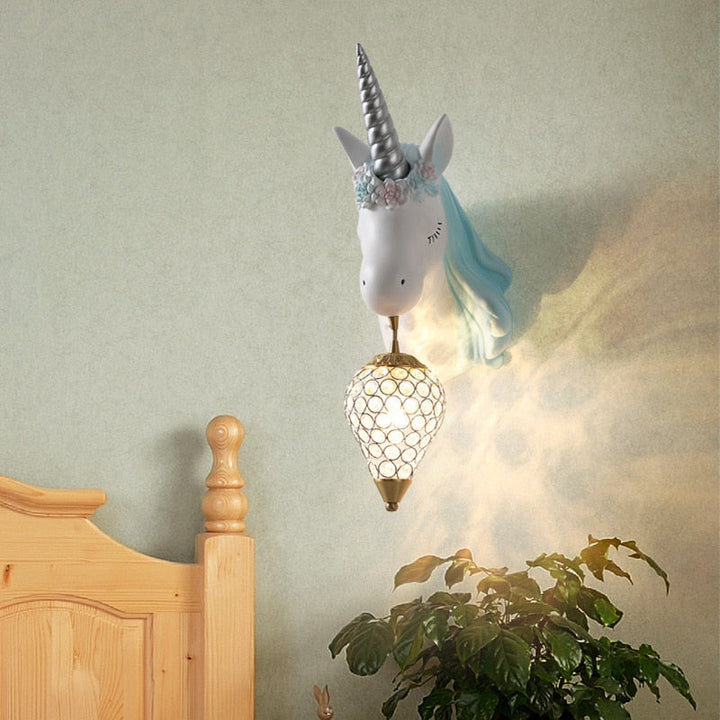 Skanto | Magische Einhorn-Wandlampe für Kinder – Verspieltes & warmes Licht