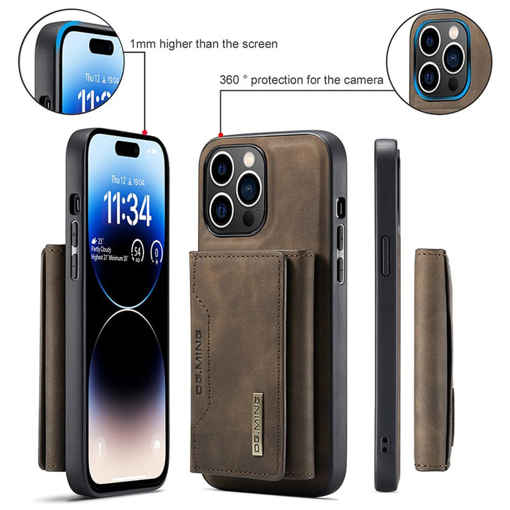Skanto | 2-in-1 iPhone Hülle mit abnehmbarem Portemonnaie