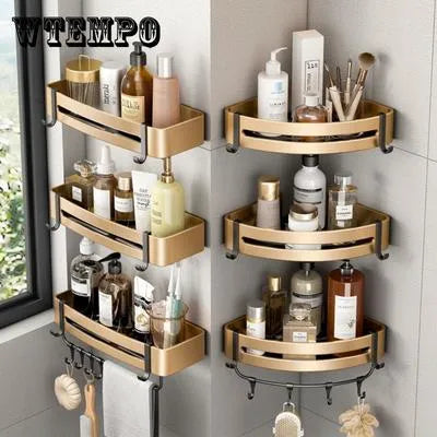 Skanto | Badezimmerregal-Set – Stilvolle und funktionale Aufbewahrung
