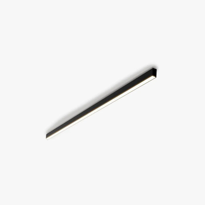 Skanto | Schwarze Metall LED Linear-Deckenleuchte minimalistisches modernes Design