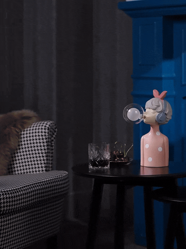 BubbleGlam Luxe Beleuchtung – Ambiente-Schöpfer mit elegantem Blasendesign