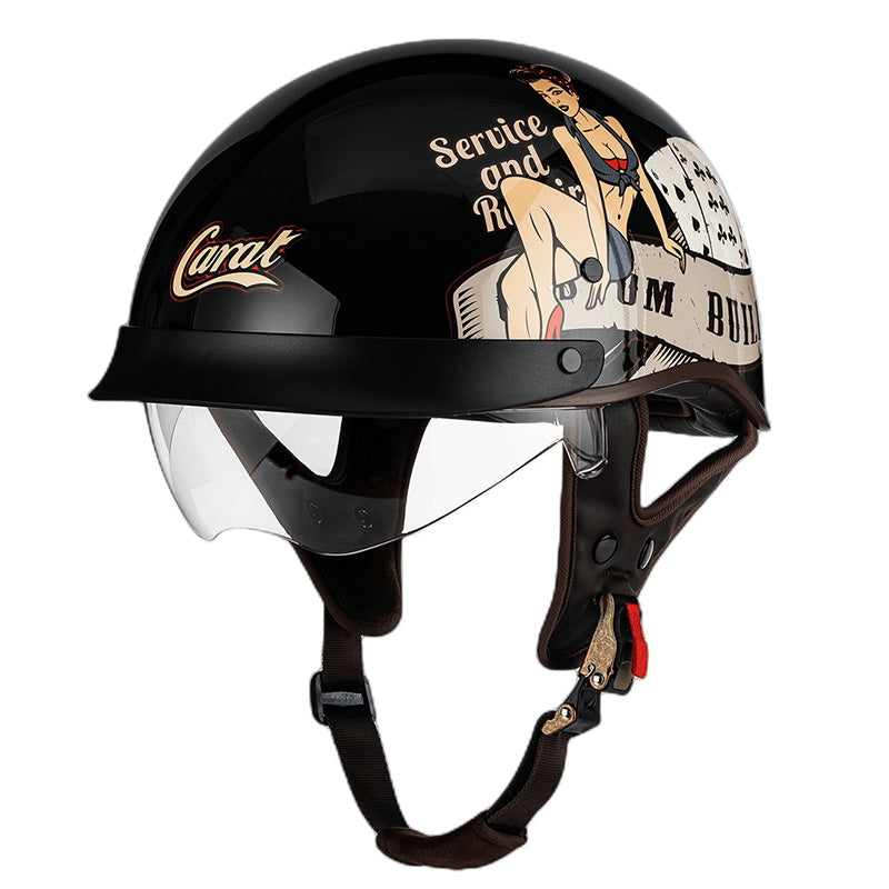 Skanto | City-Helm für Chopper mit minimalistischem Design