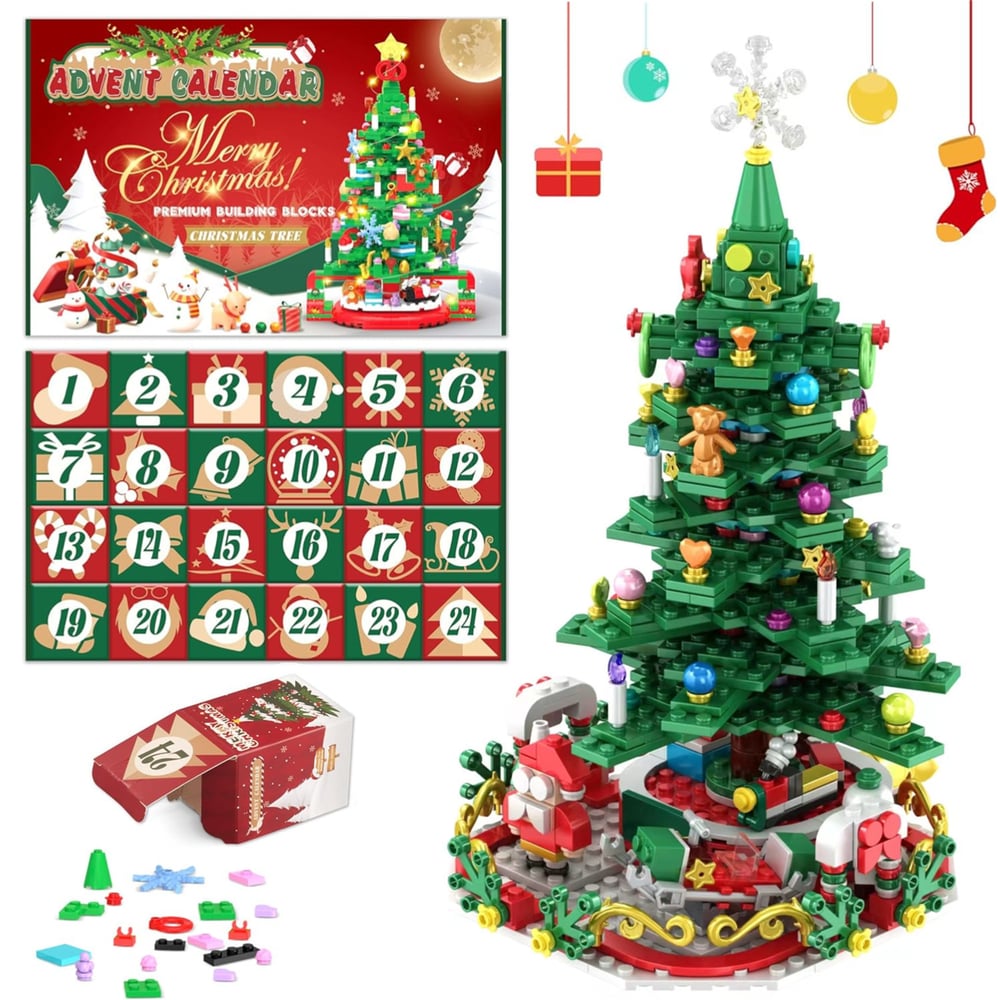 Skanto | 2025 Weihnachts-Bausteine Geschenkbox