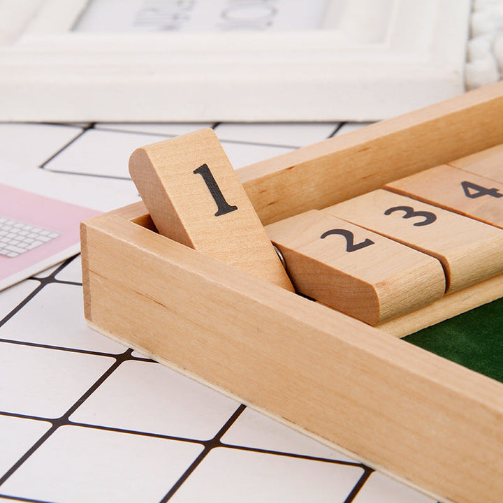 Skanto | Shut The Box Spiel – Lustiges Brettspiel für Erwachsene & Kinder
