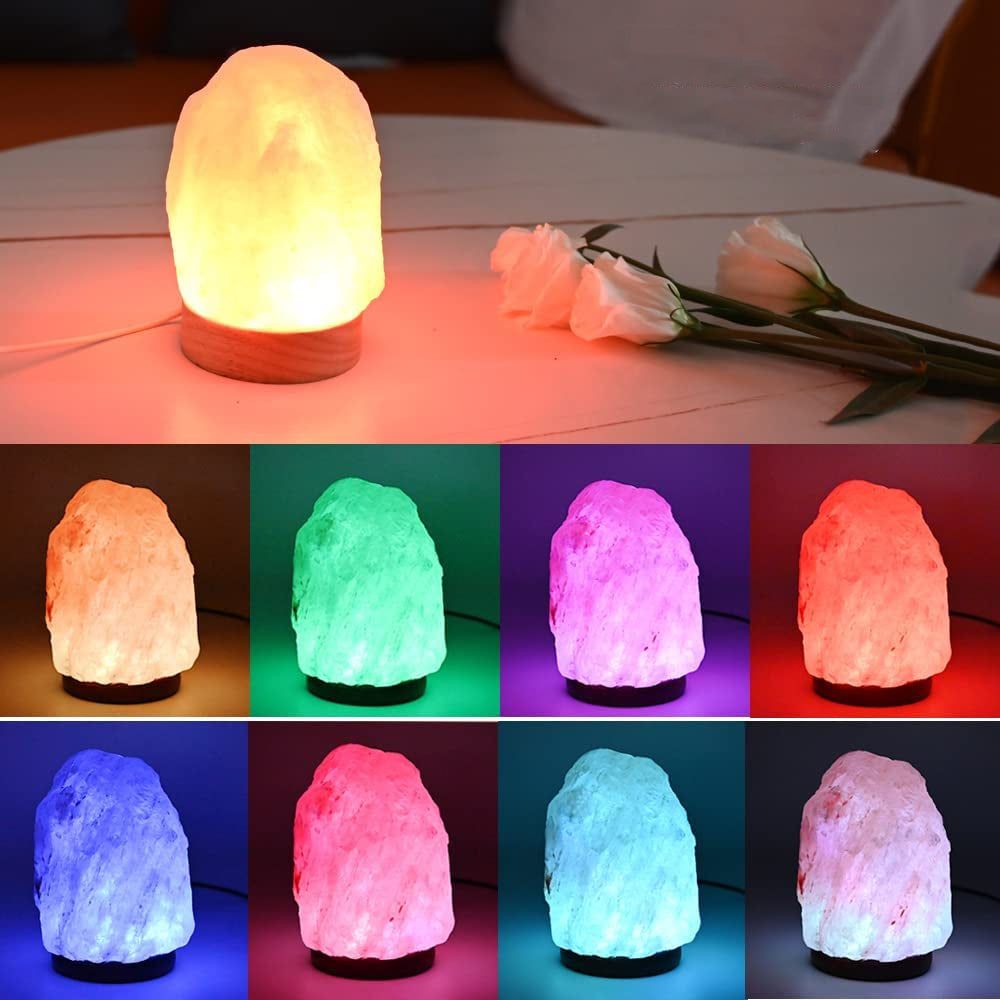 Skanto | Salzkristalllampe Mehrfarbig