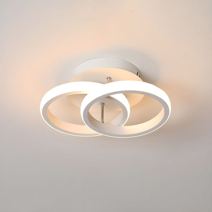 Skanto | LED-Deckenleuchte mit schwarzem Metallrahmen